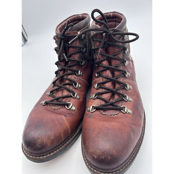 Johnston And Murphy McHugh Ankle Boots Lace Up Brown Leather Waterproof Mens 10 main image 4